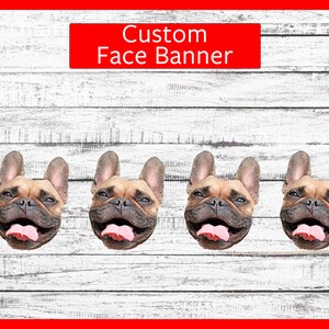 Custom Birthday Banners with Your Pets Face: Funny and Personalized Party Decorations for Animal Party Decorations