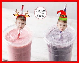 Custom Christmas Drink Straws and Festive Cocktail Accessories with Customized Holiday Barware and Personalized Drink Stirrers