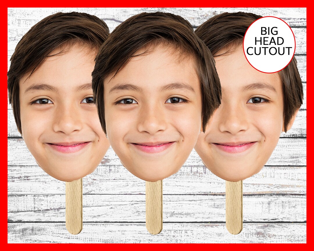 Custom Face Cutouts on Sticks the Perfect Party Prop for Weddings