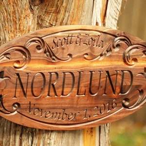 Custom Wooden Signs Wooden Name Signs Custom Carved Hardwood Signs Carved Wooden Signs Custom Wooden Signs Carved Wooden Plaque image 1