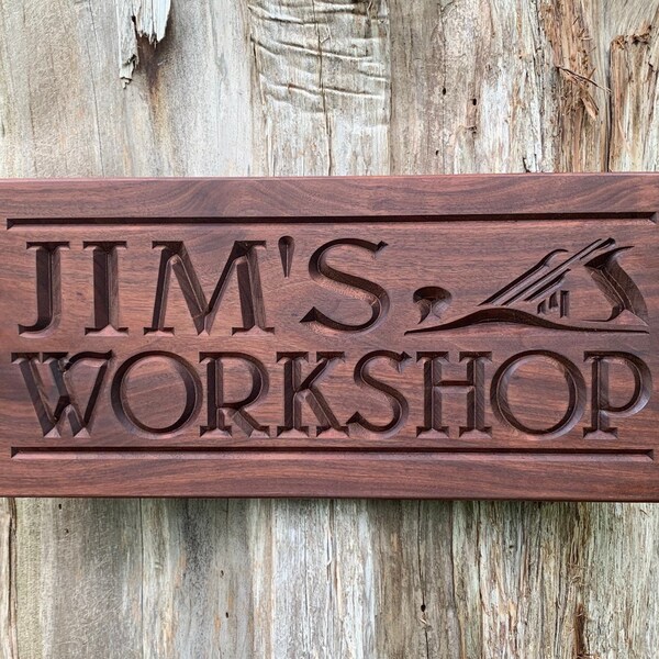 Woodworking Sign Etsy