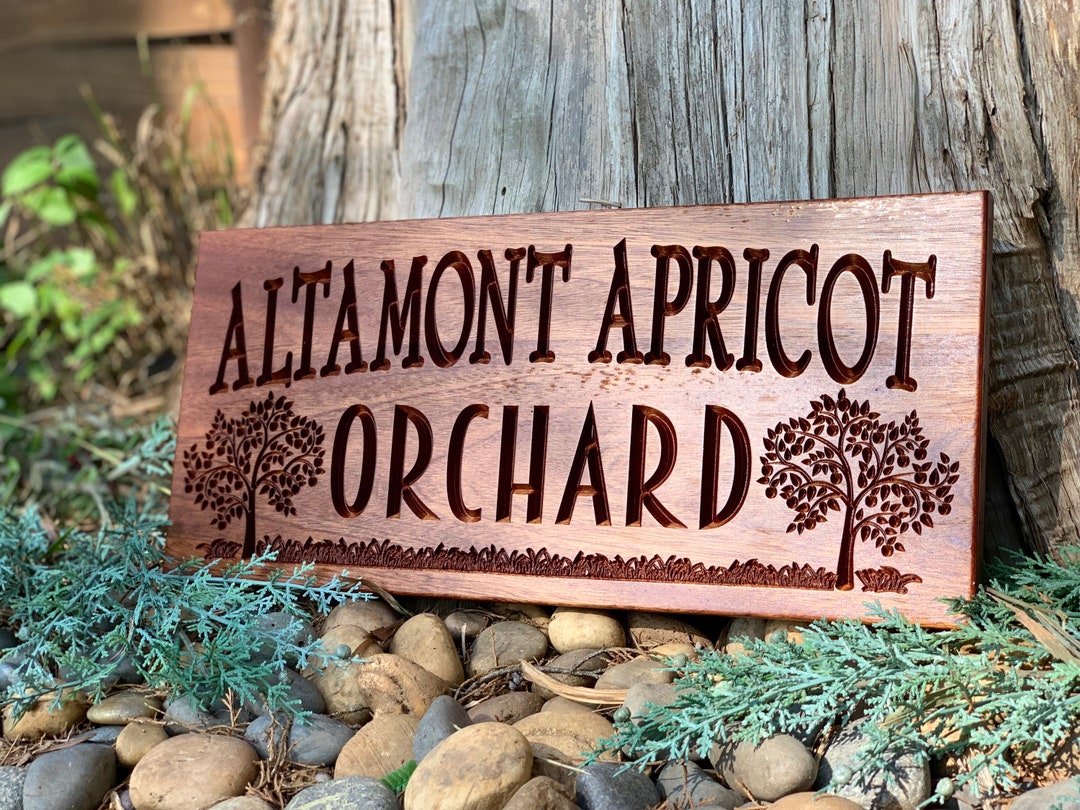 Custom Orchard Sign Apple Orchard Gift Orchard Name Sign - Etsy