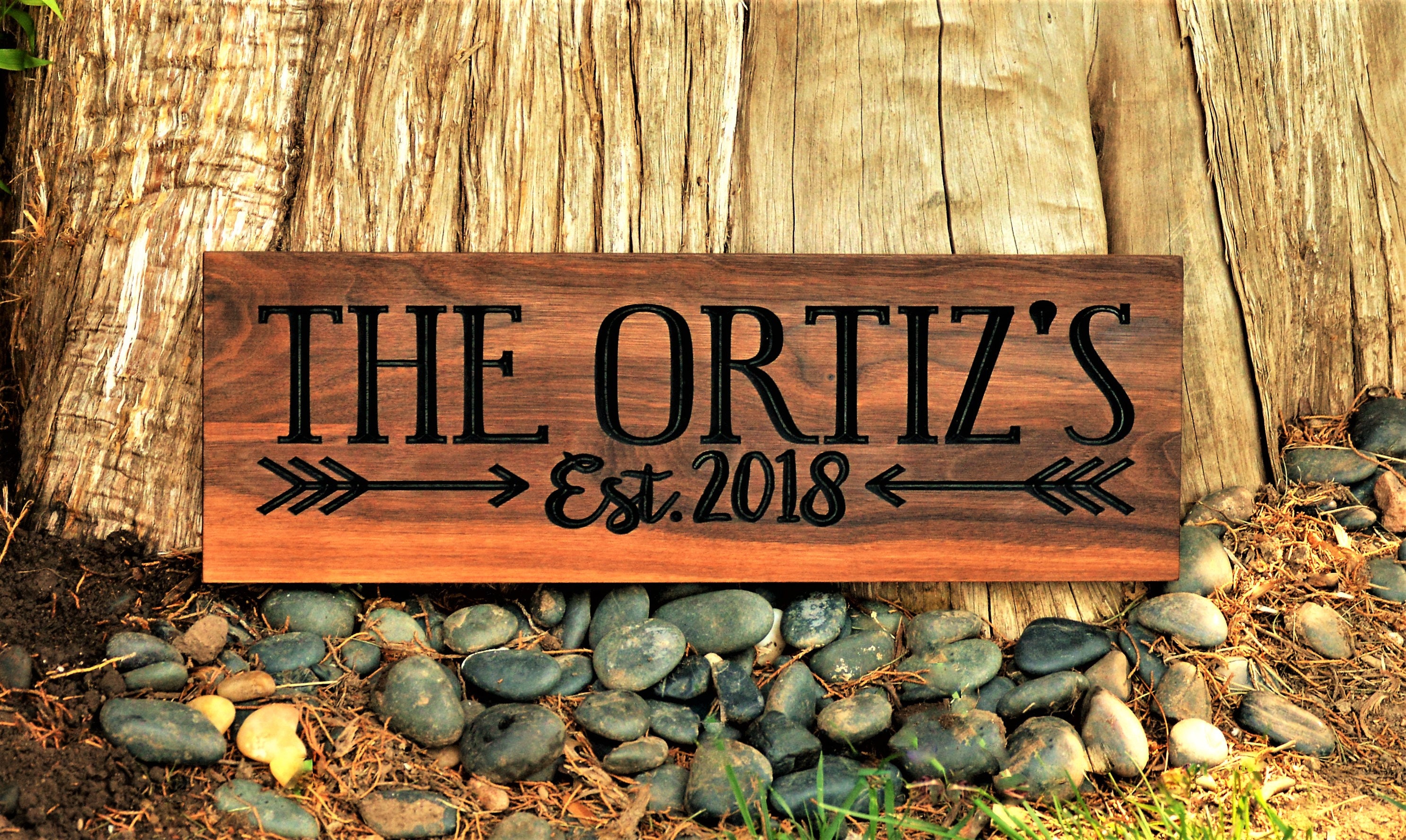 Last Name Sign Custom Wood Signs Outdoor Farm Ranch Custom Etsy