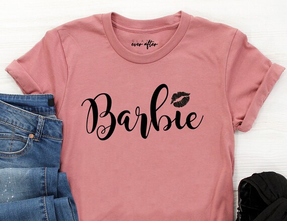 barbie iron on decal