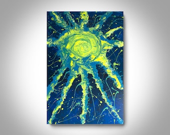 Acrylic Abstract Painting - 36 x 24  Wall painting, Canvas Art, Brian Hill