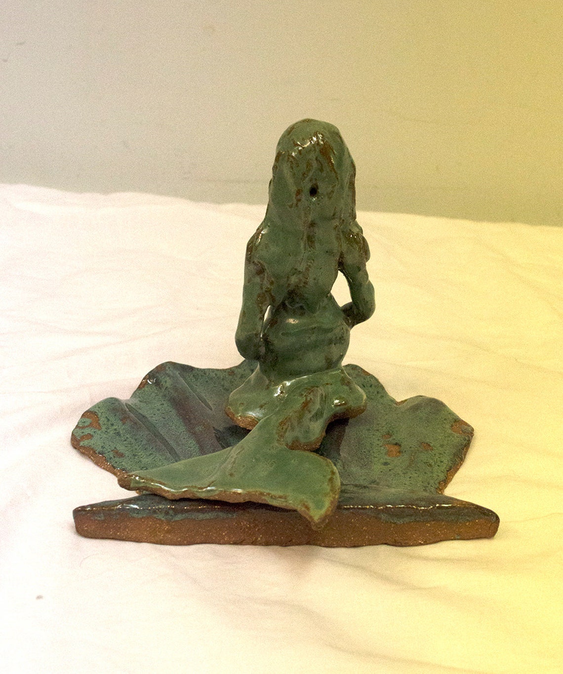 Handmade Ceramic Mermaid Sculpture Ceramic Mermaid Figurine Etsy