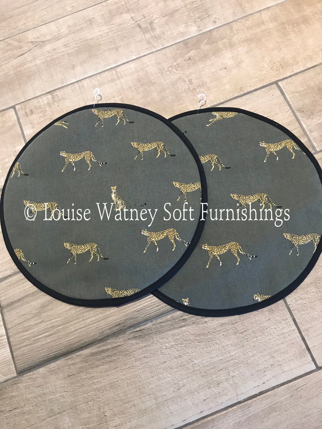 Handmade Pair of Wild Animals Cheetah Aga / Hob Covers Etsy UK