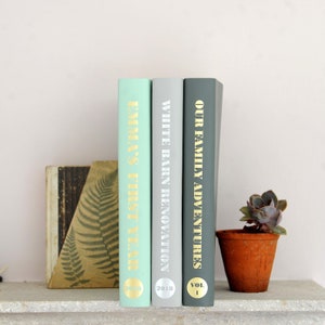 Craft Your Own Story - Recycled Leather Photo Album with Personalised Spine, 28 Colour Options