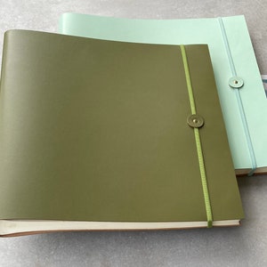 Create a Classic Keepsake - Handmade Recycled Leather Photo Album in 28 Colours