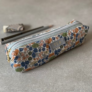 Liberty Pencil case with personalised initials