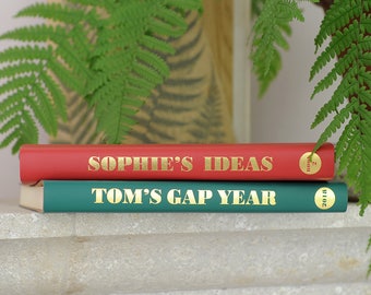 A5 Notebook Spine Personalisation