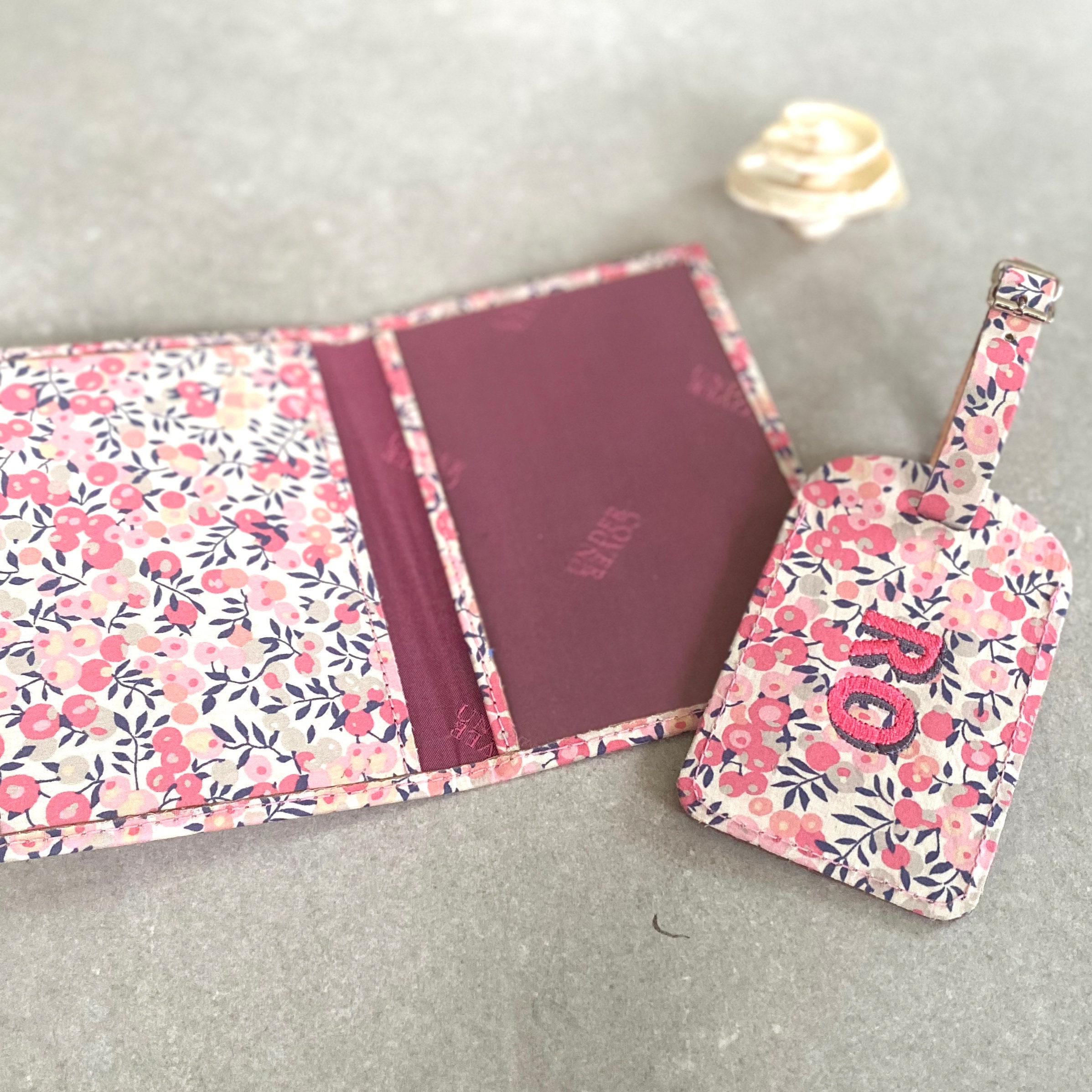 Print Passport Cover and Luggage Recycled Etsy
