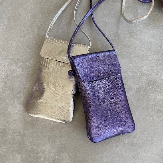 Cross Body Leather Phone Bag Etsy Ireland
