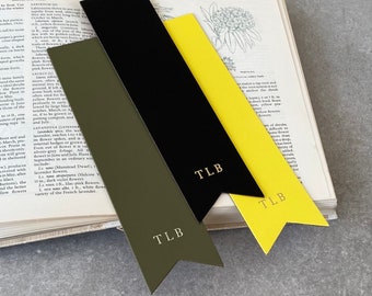 Bespoke Bookmark Recycled Leather