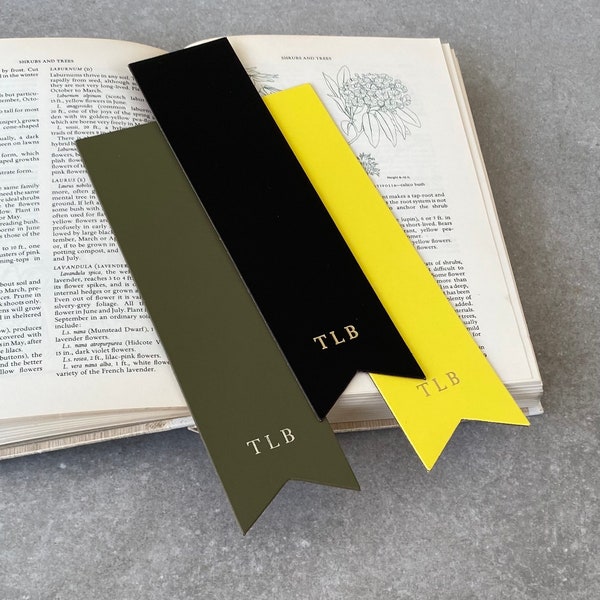 Bespoke Bookmark Recycled Leather