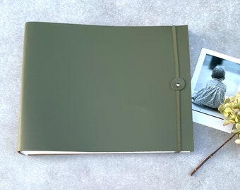 Large Recycled Leather Photo Album - In 30 Colours!
