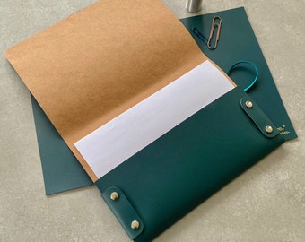 A4 Recycled Leather Portfolio