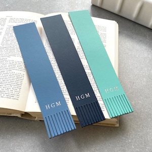 Bespoke Bookmark Recycled Leather