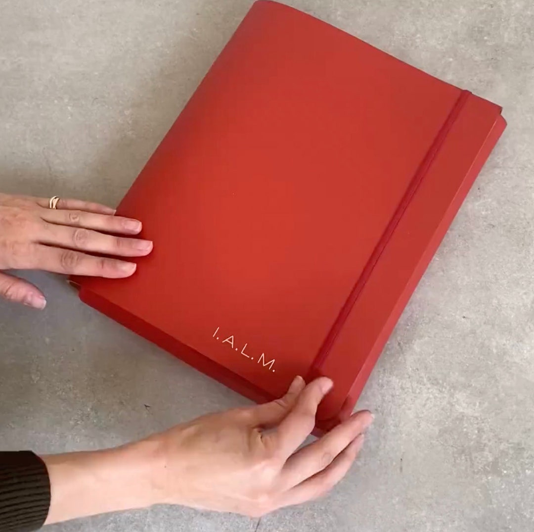 A4 Presentation Folder Ring Binder Recycled Leather Etsy UK