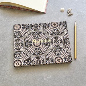 Liberty Fabric Cotton Guest Book Option to Personalise 画像 3