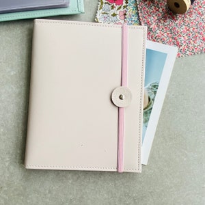 Personalised Photo Album – Handmade Recycled Leather, 28 Colours, Perfect Year Memory Book