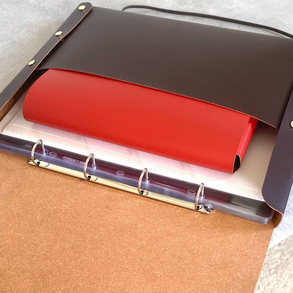 Corporate Kit, 3-Ring Zippered Faux Leather Binder - Bindertek