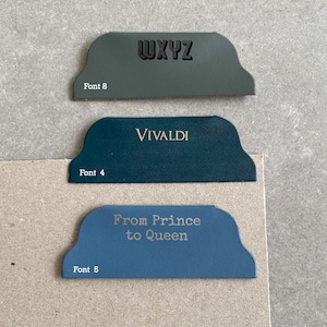 Onglets pour disques personnalisés en cuir recyclé