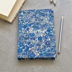 Quaderno in tessuto Liberty A5