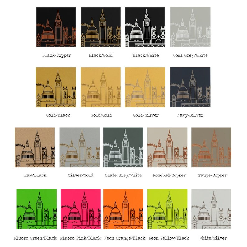 Leather London Skyline Passport Cover And Luggage Label image 2