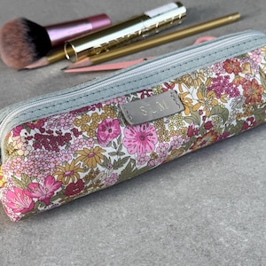 Astuccio portapenne in tessuto Liberty personalizzato