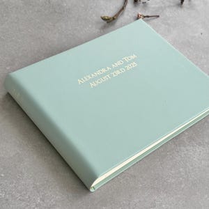 Personalised Hardback Recycled Leather Photo Album,