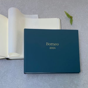Personalised Hardback Large Recycled Leather Photo Album - option to personalise
