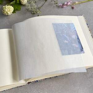 Liberty Cotton Fabric Handmade Photo Album 2 sizes image 2