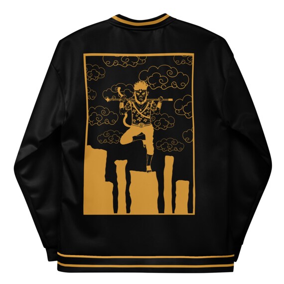 Bomber Jacket Monkey King Mythology Sun Wukong Son Goku Bomber Jacket Monkey King Mythology Sun Wukong Son Goku