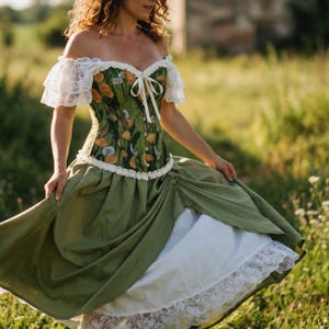 slim fit dress slacks Cassie Green Floral Corset Mini Dress | Disturbia main image 1