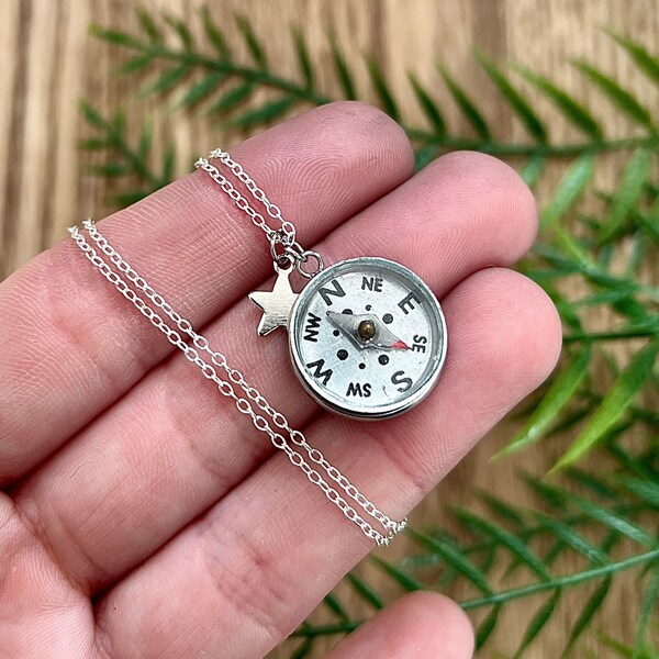 Compass Necklace Etsy UK