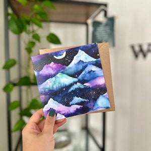 de voeux de ciel étoilé de nuits de montagne de Zazzle.be Liste d'envies Vous avez des idées ? Carte d'anniversaire - carte de Noël - carte de voeux vierge