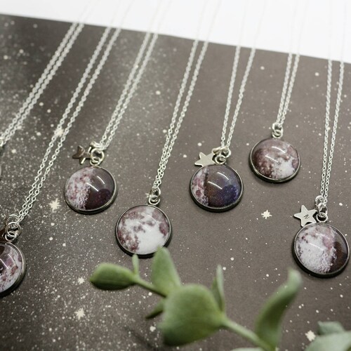 CUSTOM MOON PHASE Necklace Personalised 