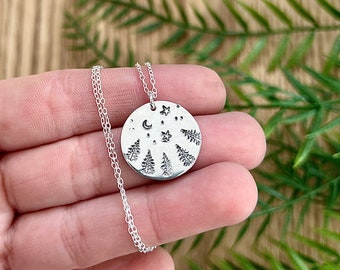 AVENTURA | Hand Stamped Necklace - Stamped Jewellery - Adventure - Explorer Necklace