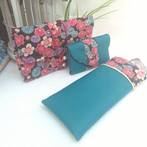 Semi-rigid glasses case in lined and padded imitation leather: useful and colorful protection recognizable at the bottom of your bag image 4