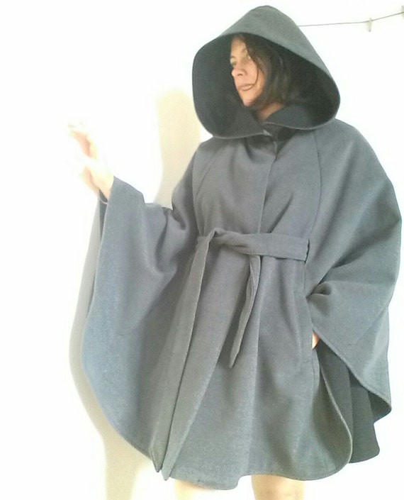 hooded winter cape