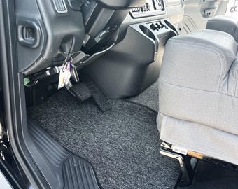 Newmar Grand Star Floor mats, 2025+, Waterproof Carpet set for Super-C Freightliner S2RV, Black/Gray color 3 Pcs