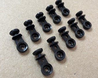 International trucks Windshield and Sleeper Curtains Sliders, LT625 / Prostar / LoneStar, curtain clips, replacement sets