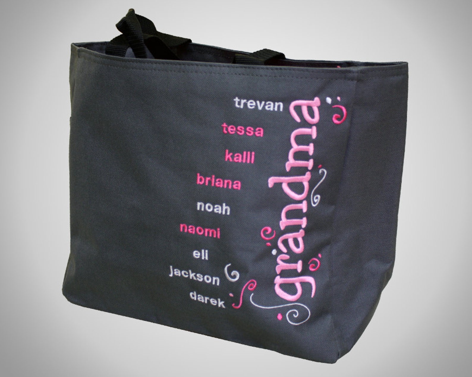 Personalized Grandma or Mothers Tote Bag Grandma Gift with Etsy