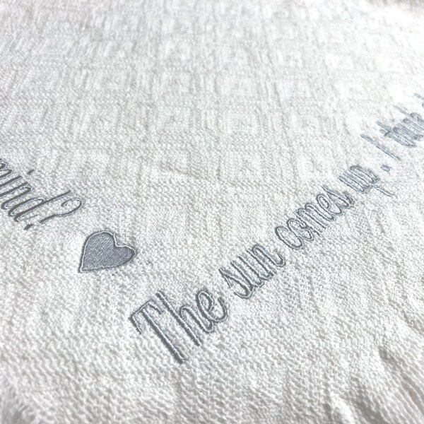 Handwriting Blanket Etsy Canada