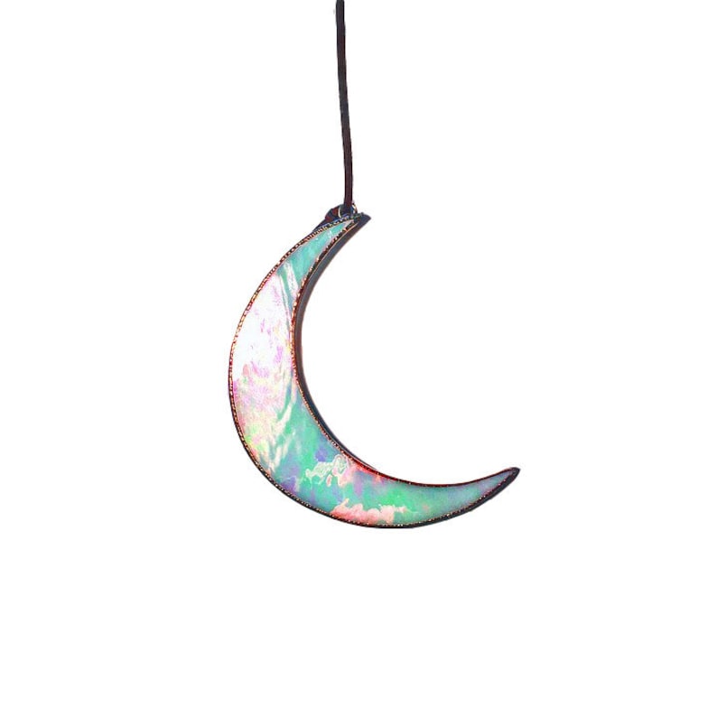 Iridescent Crescent Moon