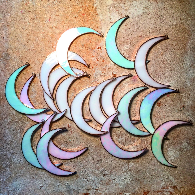 Iridescent Crescent Moon