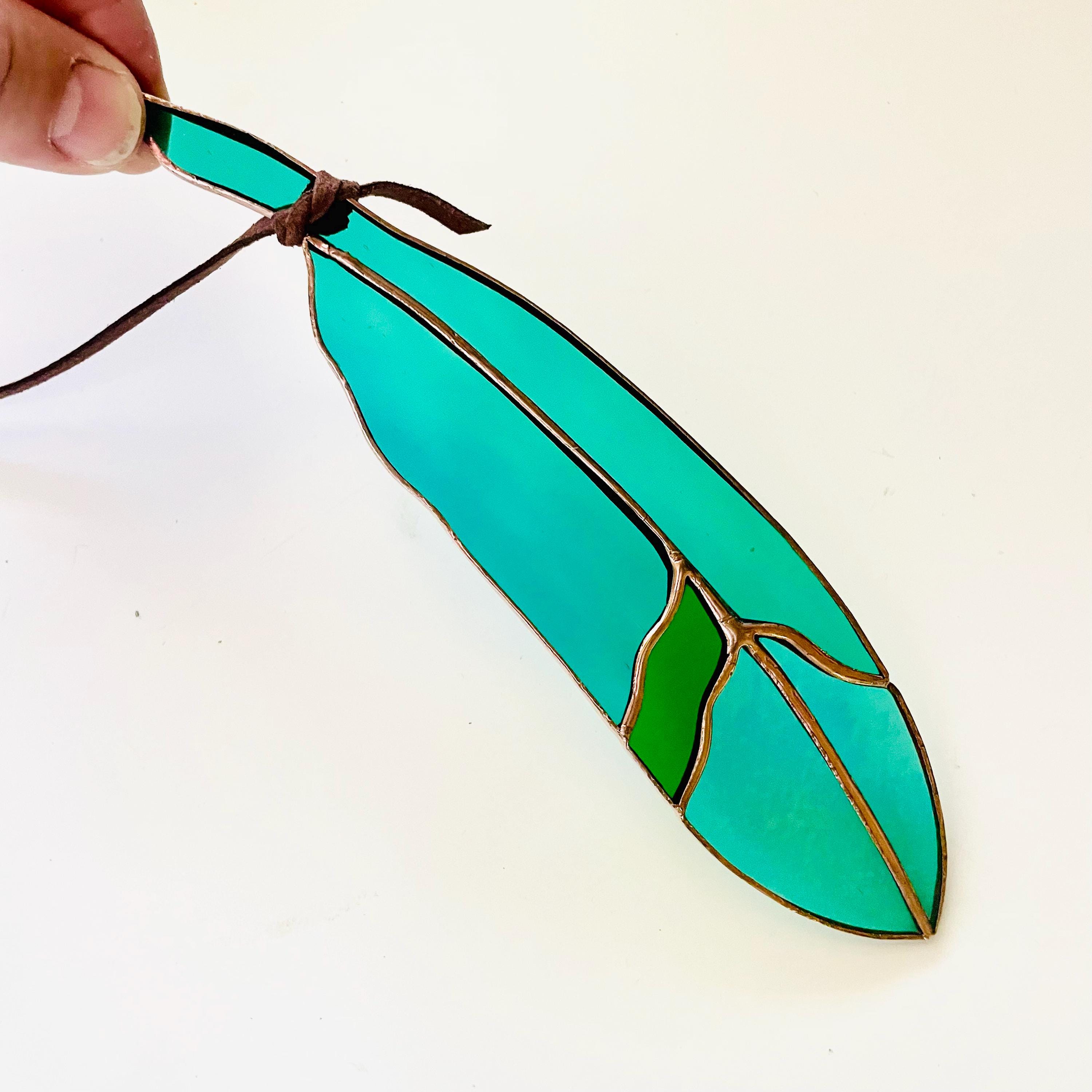 Atsos Feather (white collection) — Colin Adrian Glass