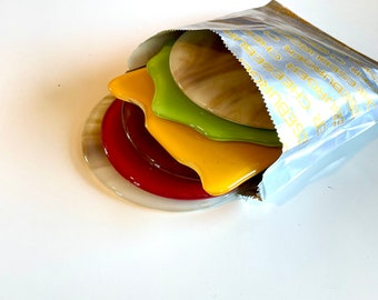 Cheeseburger Deluxe Six Piece Coaster Set
