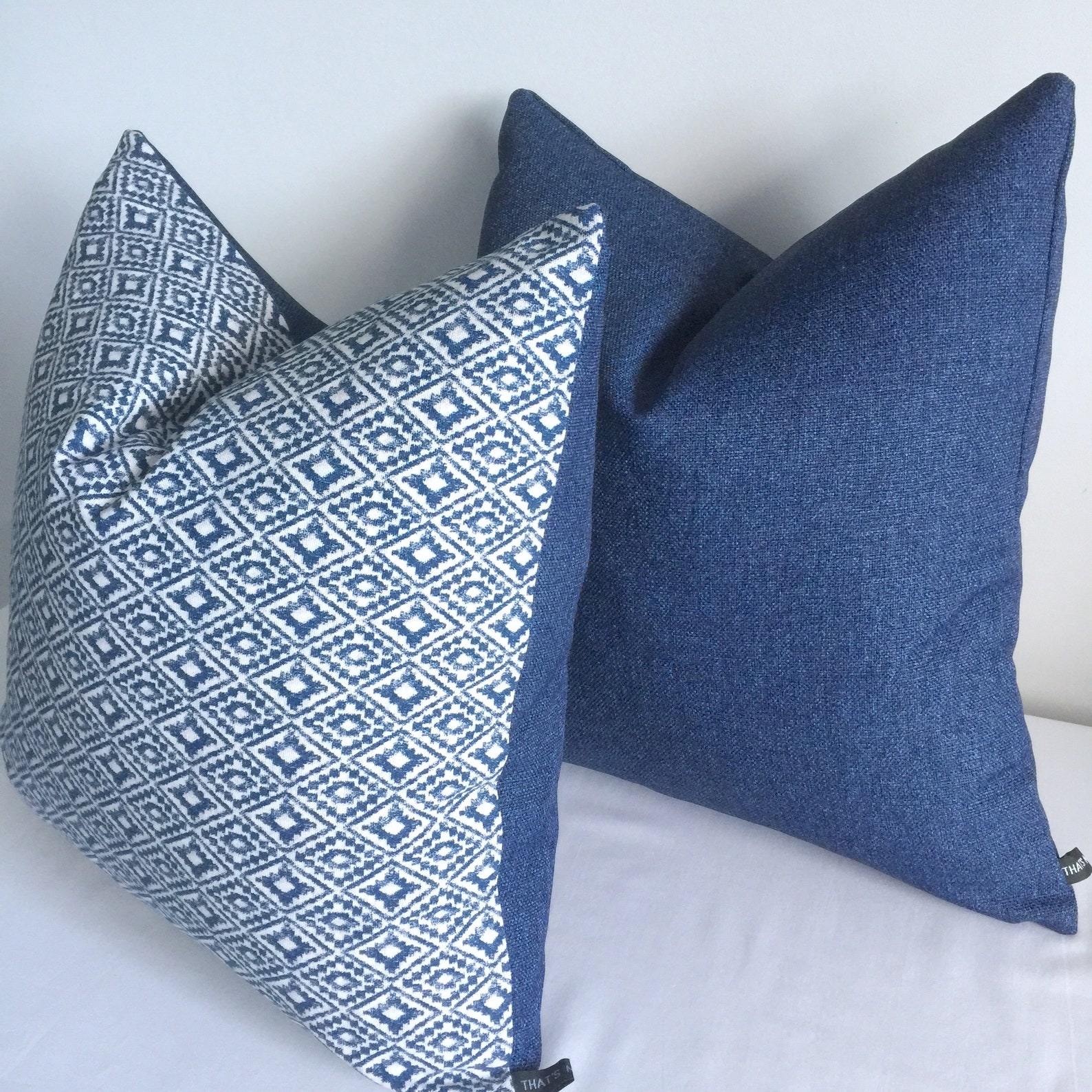 Navy cushion cover/Navy cushion/Dark blue cushion or Etsy